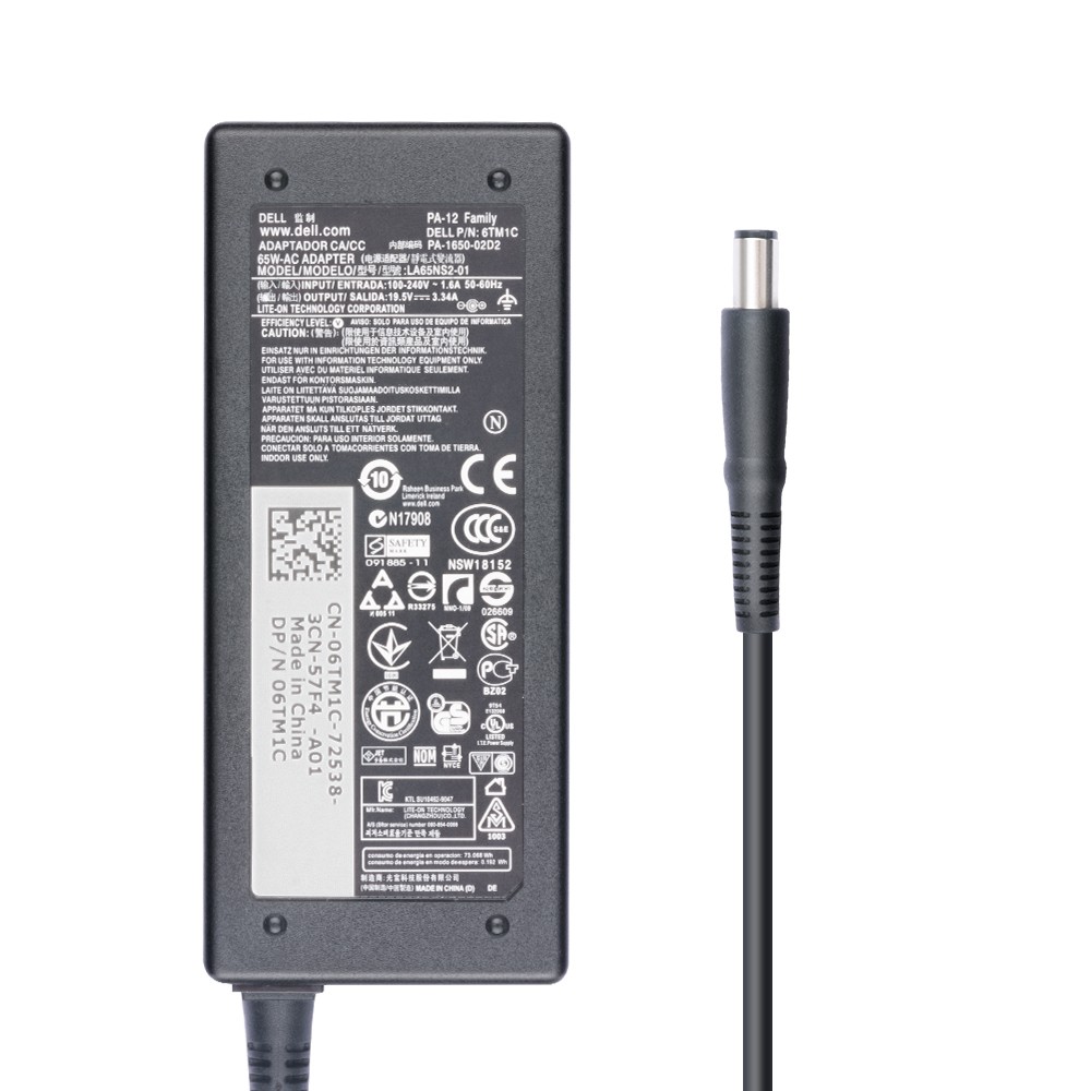 For Dell 65W 19.5V 3.34A 7.4x5.0mm