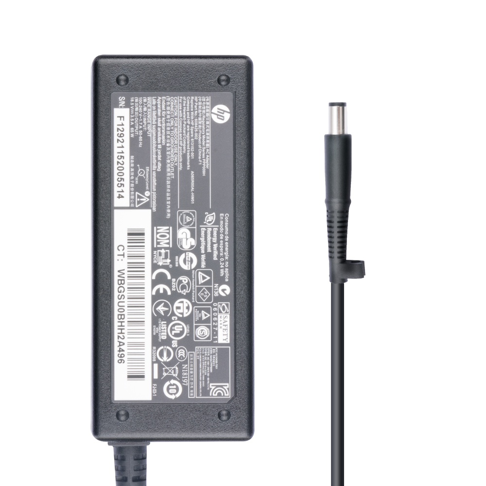 For HP 65W 18.5V 3.5A 7.4x5.0mm