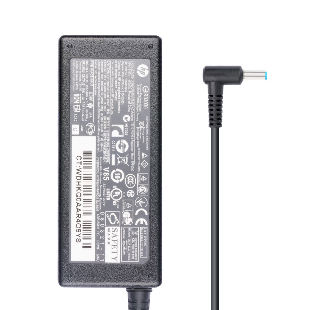 For HP 65W 19.5V 3.33A 4.5x3.0mm