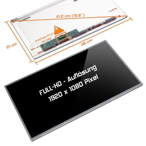15.6 LED Display,Grossy,1920 x 1080 Pixel (full HD),40PIN