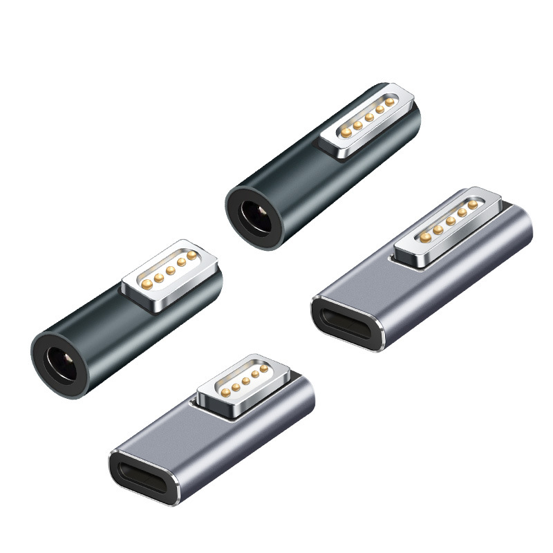 Type-C/5.5*2.1mm to Magsafe L/T Adapter