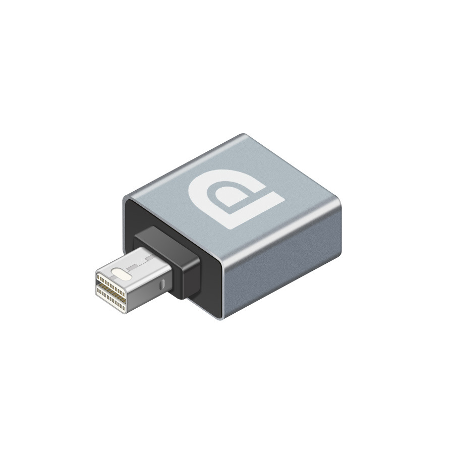 DP female to mini DP (mDP) male Adapter support DP1.4 8K@60Hz
