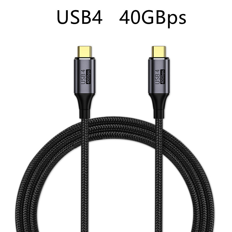 USB-C to USB-C Cable USB4 support 8K@60Hz, 10Gbps, PD 100W 20V 5A Thunderbolt 3
