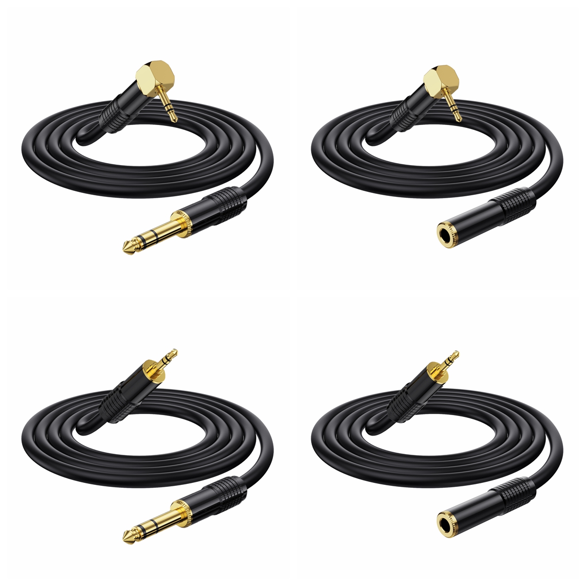 6.35mm to 3.5mm TRS Audio Cable