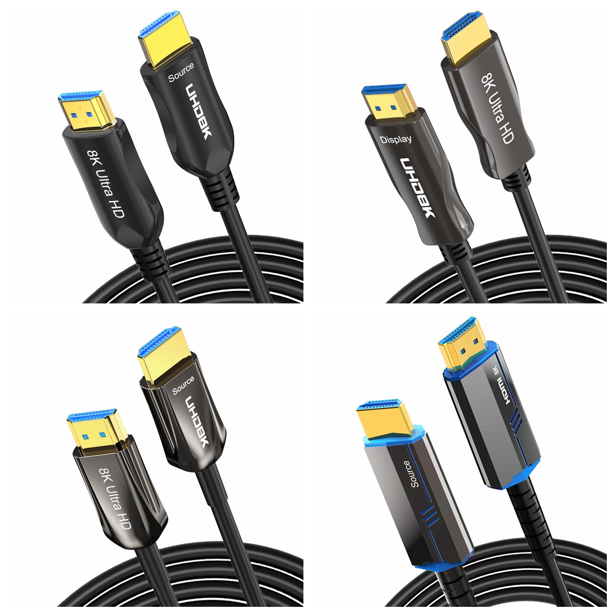 HDMI 2.1 Fiber Optical Cable 8K/60Hz Industrial Grade